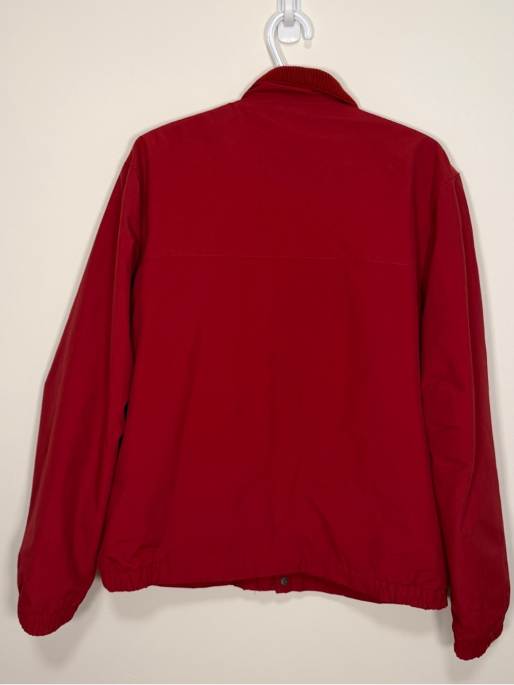Eddie Bauer Men’s Weatheredge Jacket Size M Red Outdoor Weatherproof Hiking - Picture 2 of 5
